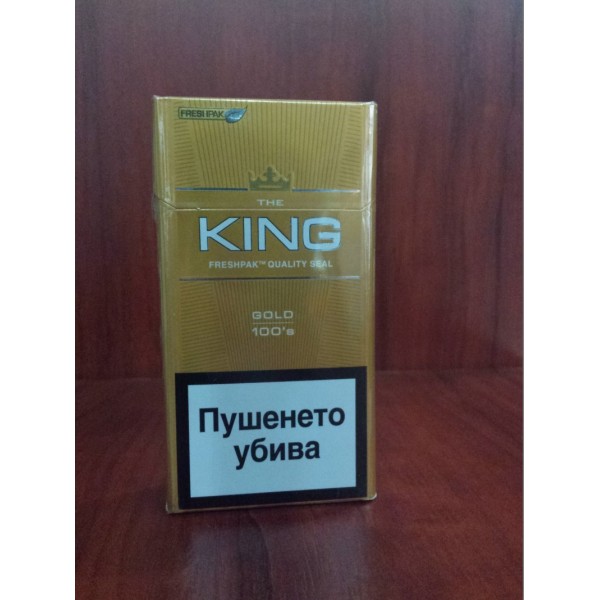 ЦИГАРИ КИНГ ГОЛД 100ММ
