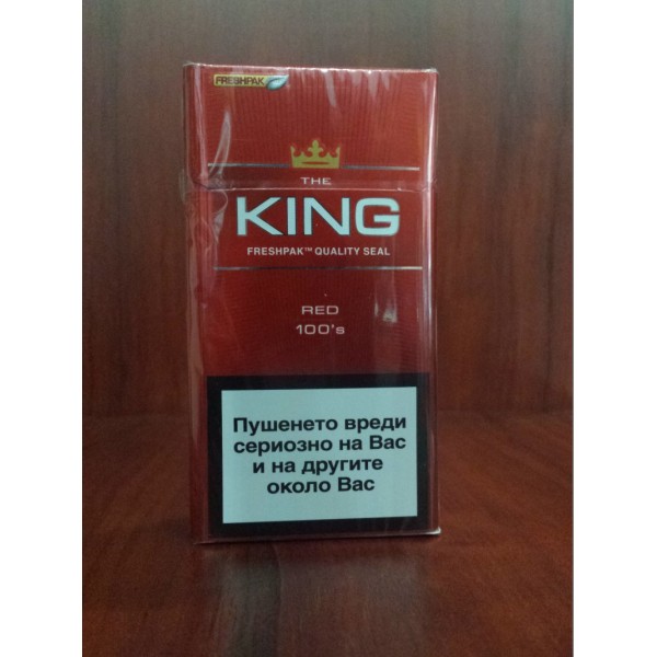 ЦИГАРИ КИНГ ЧЕРВЕН 100 ММ